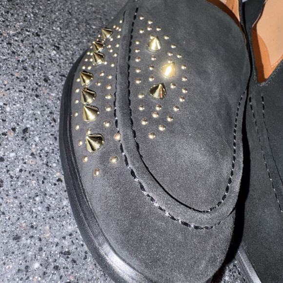 Elanroman Black Suede Luxury Men Shoes Size 13 Or Europe 47 New Open Box Prom main image 8